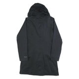 PATAGONIA Womens Black Outdoor Jacket M Polyester Zip Hooded Plain Water