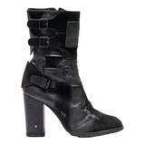 FORNARINA Ankle Boots Black Leather Womens UK 7