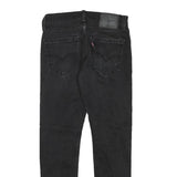 LEVI'S Mens Slim Black Denim Jeans Zip W28 L27 Classic Stylish Fit