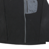 THE NORTH FACE Mens Black & Grey Patterned Polyester Jumper Zip Crew Neck XL