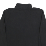 THE NORTH FACE Mens Black & Grey Patterned Polyester Jumper Zip Crew Neck XL