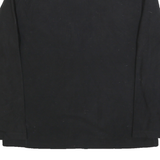 THE NORTH FACE Mens Black & Grey Patterned Polyester Jumper Zip Crew Neck XL