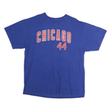 GENUINE MERCHANDISE Mens Blue Chicago 44 Graphic T-Shirt M Short Sleeve Crew