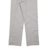 DICKIES Mens Cotton Blend Grey Relaxed Straight Trousers W32 L32 Workwear