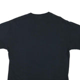 GILDAN Mens Black The Fire House Kushog Lake Graphic T-Shirt L Short Sleeve Crew