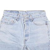 LEVI'S Womens Denim Blue Shorts M W29 Casual Cotton Blend 501 Label