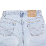 LEVI'S Womens Denim Blue Shorts M W29 Casual Cotton Blend 501 Label
