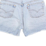 LEVI'S Womens Denim Blue Shorts M W29 Casual Cotton Blend 501 Label