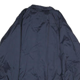 DICKIES Mens Navy Blue Button Nylon Jacket 2XL Plain Classic Casual Workwear