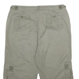 WESTBOUND Womens Shorts Beige Cargo Casual UK 14 W32 Cotton Drawstring Pockets
