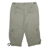 WESTBOUND Womens Shorts Beige Cargo Casual UK 14 W32 Cotton Drawstring Pockets