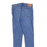 LEVI'S Womens Slim Blue Denim Jeans W28 L29 Stretch Cotton Blend Zip Fastening