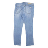 SEVEN7 Womens Jeans Blue Slim Skinny Denim Light W32 L28 Distressed Style