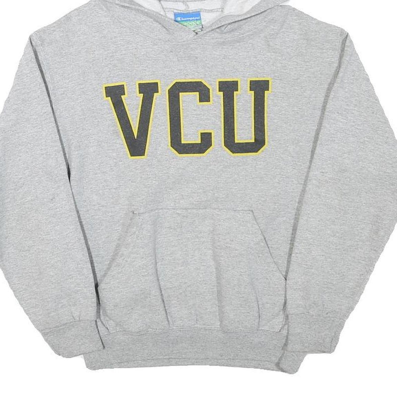 CHAMPION Womens Grey VCU Printed Pullover Hoodie XXS Cotton Blend Comfortable