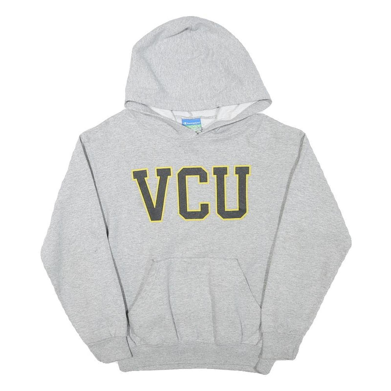 CHAMPION Womens Grey VCU Printed Pullover Hoodie XXS Cotton Blend Comfortable