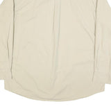 TIMBERLAND Mens Beige Cotton Long Sleeve Shirt XL Classic Button Down Pocket