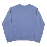 JERZEES Mens Blue Niagara Falls Crew Neck S Cotton Blend Graphic Sweatshirt