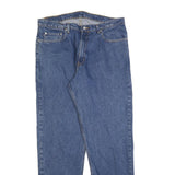 RALPH LAUREN POLO JEANS COMPANY Mens Blue Relaxed Straight Denim W36 L34 Cotton