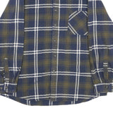 ANCHORAGE Mens Blue & Olive Check Shirt XL Long Sleeve Cotton Casual