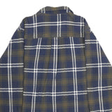 ANCHORAGE Mens Blue & Olive Check Shirt XL Long Sleeve Cotton Casual
