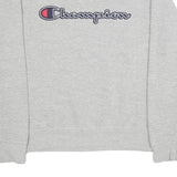CHAMPION Mens Grey Crew Neck M Cotton Blend Pullover Sweatshirt