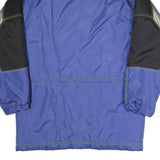 SPEEDWAY Mens Blue & Yellow Colourblock Jacket M Polyester Casual Zip Pockets