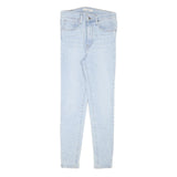 LEVI'S Womens Jeans Blue Slim Skinny Denim Light W27 L26 Zip Cotton Blend