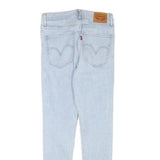 LEVI'S Womens Jeans Blue Slim Skinny Denim Light W27 L26 Zip Cotton Blend