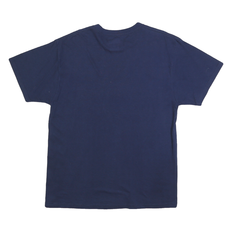 NFL Mens Blue Denver Broncos AFC Conference Champions Graphic T-Shirt L Crew