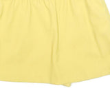 RED VALENTINO Womens Yellow Skort Short Woven Polyester Blend Size S Summer