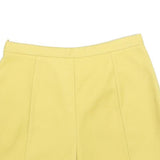 RED VALENTINO Womens Yellow Skort Short Woven Polyester Blend Size S Summer