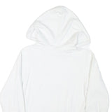 LEVI'S Mens White Hoodie S Cotton Blend Pullover Drawstring Pocket Casual