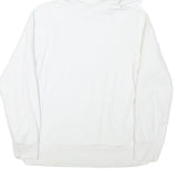 LEVI'S Mens White Hoodie S Cotton Blend Pullover Drawstring Pocket Casual