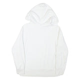 LEVI'S Mens White Hoodie S Cotton Blend Pullover Drawstring Pocket Casual