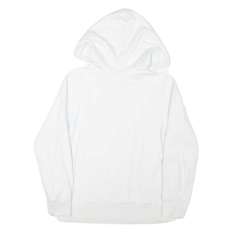 LEVI'S Mens White Hoodie S Cotton Blend Pullover Drawstring Pocket Casual