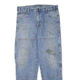 DICKIES Mens Jeans Blue Regular Straight Denim Medium W36 L33 Workwear