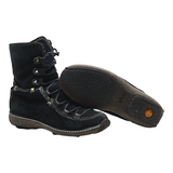 TIMBERLAND Lace-Up Boots Black Leather Womens UK 5