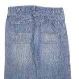 LERROS Mens Shorts Blue Casual Denim M W33 Cotton Blend Comfortable Fit