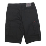 LEE COOPER Mens Black Cargo Shorts M W34 Casual Cotton Cotton Pockets