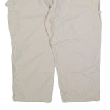 CARHARTT Mens Cotton Blend Beige Regular Fit Straight Leg Trousers W48 L27