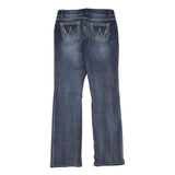 WRANGLER Womens Blue Regular Bootcut Denim Medium W30 L33 Classic Cotton Blend