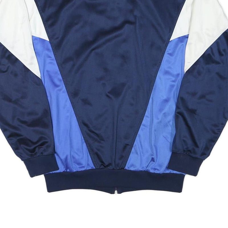 FRANK SHORTER Mens Navy & Blue Sports Jacket XL Polyester Blend Zip Track Top