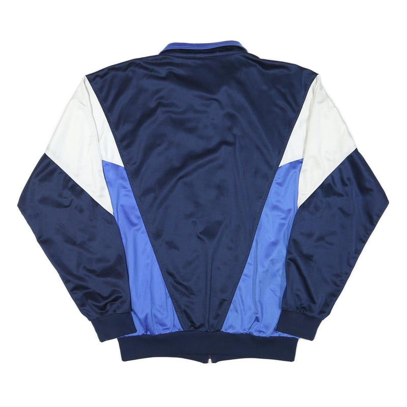 FRANK SHORTER Mens Navy & Blue Sports Jacket XL Polyester Blend Zip Track Top