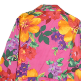 JONES NEW YORK Womens Pink Floral Shirt Long Sleeve Collared M Cotton
