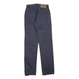 CALVIN KLEIN JEANS Womens Cotton Blend Blue Slim Straight Trousers W27 L32