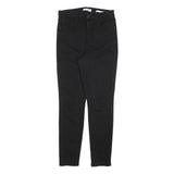 GUESS Womens Jeans Black Slim Skinny Denim W30 L30 Zip Cotton Blend Stylish