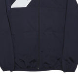 PUMA Mens Navy Blue Sports Jacket M Polyester Blend Zip Plain Athletic