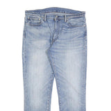LEVI'S 511 Slim Mens Jeans Blue Cotton Denim Light W36 L30 Stylish Faded