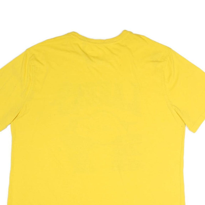 NBA Mens Yellow Los Angeles Lakers Basketball T-Shirt 2XL Short Sleeve Crew Neck