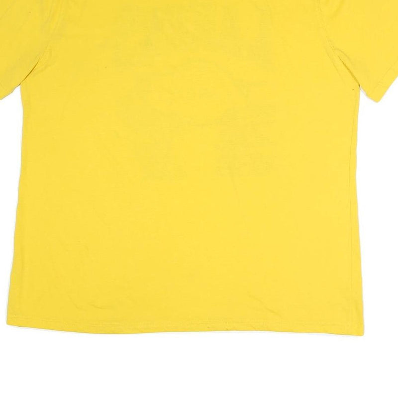 NBA Mens Yellow Los Angeles Lakers Basketball T-Shirt 2XL Short Sleeve Crew Neck